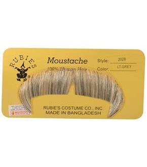 Winchester Moustache - Light Grey
