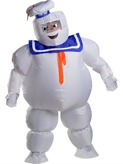 Ghostbusters Adult Stay Puft Inflatable Costume (S