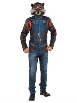 Mens Avengers: Endgame Rocket Raccoon Costume Top