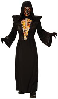 Fiery Skeleton Adult Costume