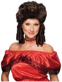 Brown Colonial Women'S Wig