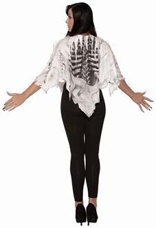 Skeleton Poncho Costume