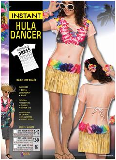 Sublimation - Hula Dancer Costume