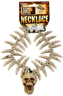 Stone Age Teeth&Skull Necklace