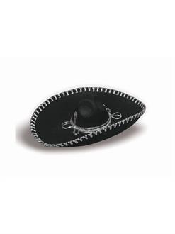 Black Sombrero W/Mini Brim