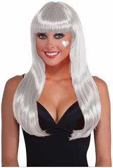 Wig-Neon Long-Orange