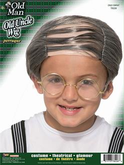 Child Old Uncle Wig