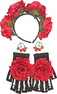 Dod Set-Hdbd, Earrings & Glove