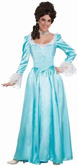 Colonial Lady Costume Blue Costume
