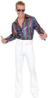Rainbow Swirl Disco Shirt Costume