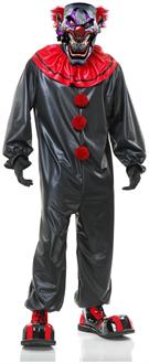 Men'S Smokin Joe The Evil Clown Costume