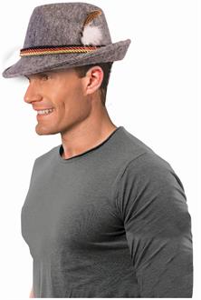 Grey Alpine Hat