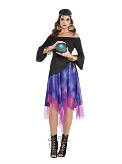 Fortune Teller High-Low Base Dress 