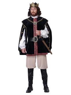Mens Elizabethan King Costume 
