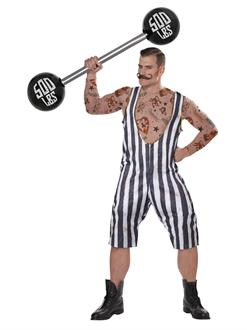 Mens Vintage Circus Strongman Costume