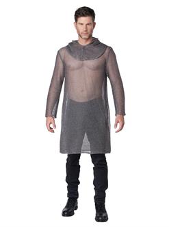 Adult Metallic Chainmail Tunic Costume 