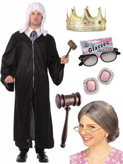 Adult Notorious RBG Supreme Judge Costume Kit