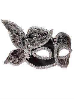 Fancy Brocade Masquerade Mask