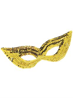 Gold Sequin Eye Mask