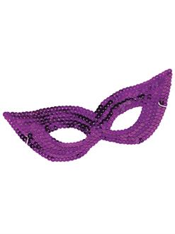 Purple Sequin Eye Mask