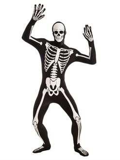 Mens Disappearing Man - Skeleton (Standard) Costume