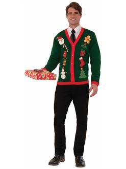 Everything Christmas Cardigan Sweater (L)