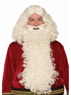 Deluxe Long Santa Wig & Beard Set