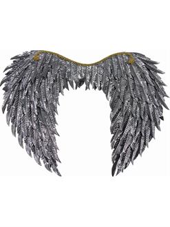 Gun Metal Metallic Wings