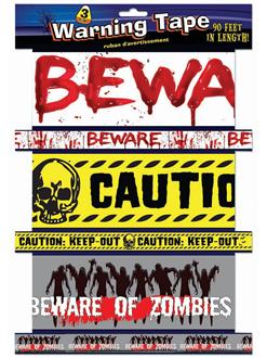 3 Piece Set 90 Feet Warning Tape