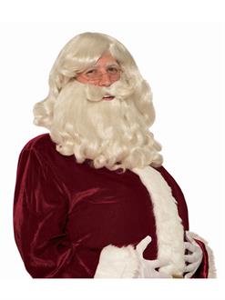 Premium Santa Wig & Beard Set