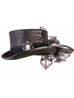 Black Steampunk Top Hat