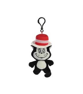 Dr. Seuss Cat in the Hat Plush Clip On