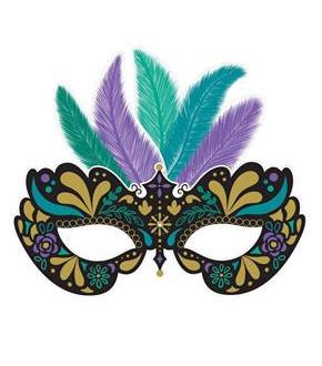 A Night in Disguise Large Mask Cutout