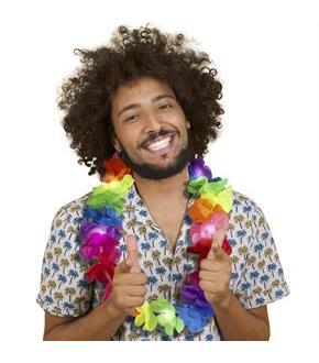 Multi Color Light-Up Flower Lei