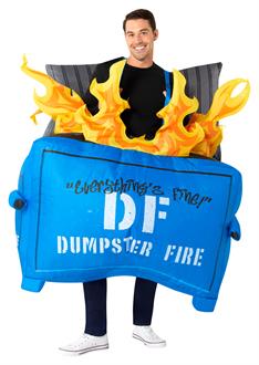 Dumpster Fire Adult Inflatable Costume