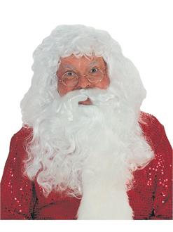Deluxe Santa Beard And Wig Set