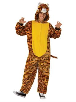 Orange Tiger Comfy Wear Adult Costume