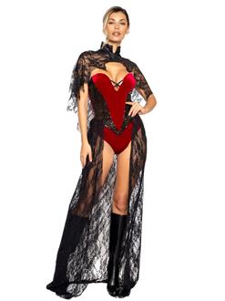 Ladies 2pc Vampy Vixen Sassy Costume