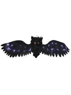 2.5 Feet Wide Black Light Up Owl