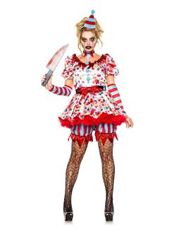 Womens Scary Clown Costume 