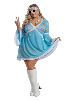 Ladies Sassy Flower Power Costume 