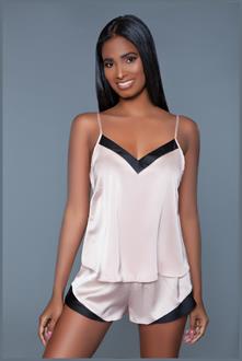 Natalie Satin Set