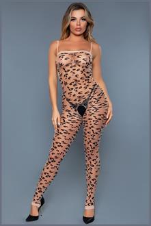 Luscious Leopard Bodystocking