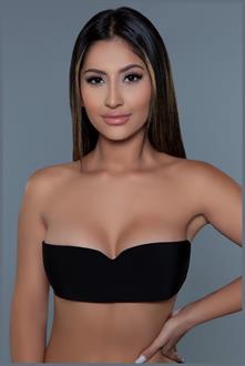 Wing Shaped Bra Black