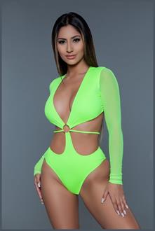 Daisy Onepiece Neon Yellow