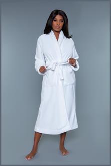 Helena Plush Robe White