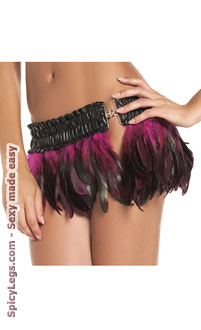 Feather Mini Skirt
