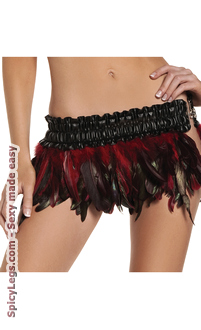 Feather Mini Skirt
