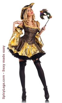 4 Piece Black Antoinette