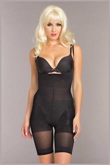 Mid-Thigh Crotchless Body Shaper